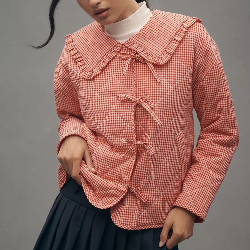 Maeve Collared Quilted Jacket